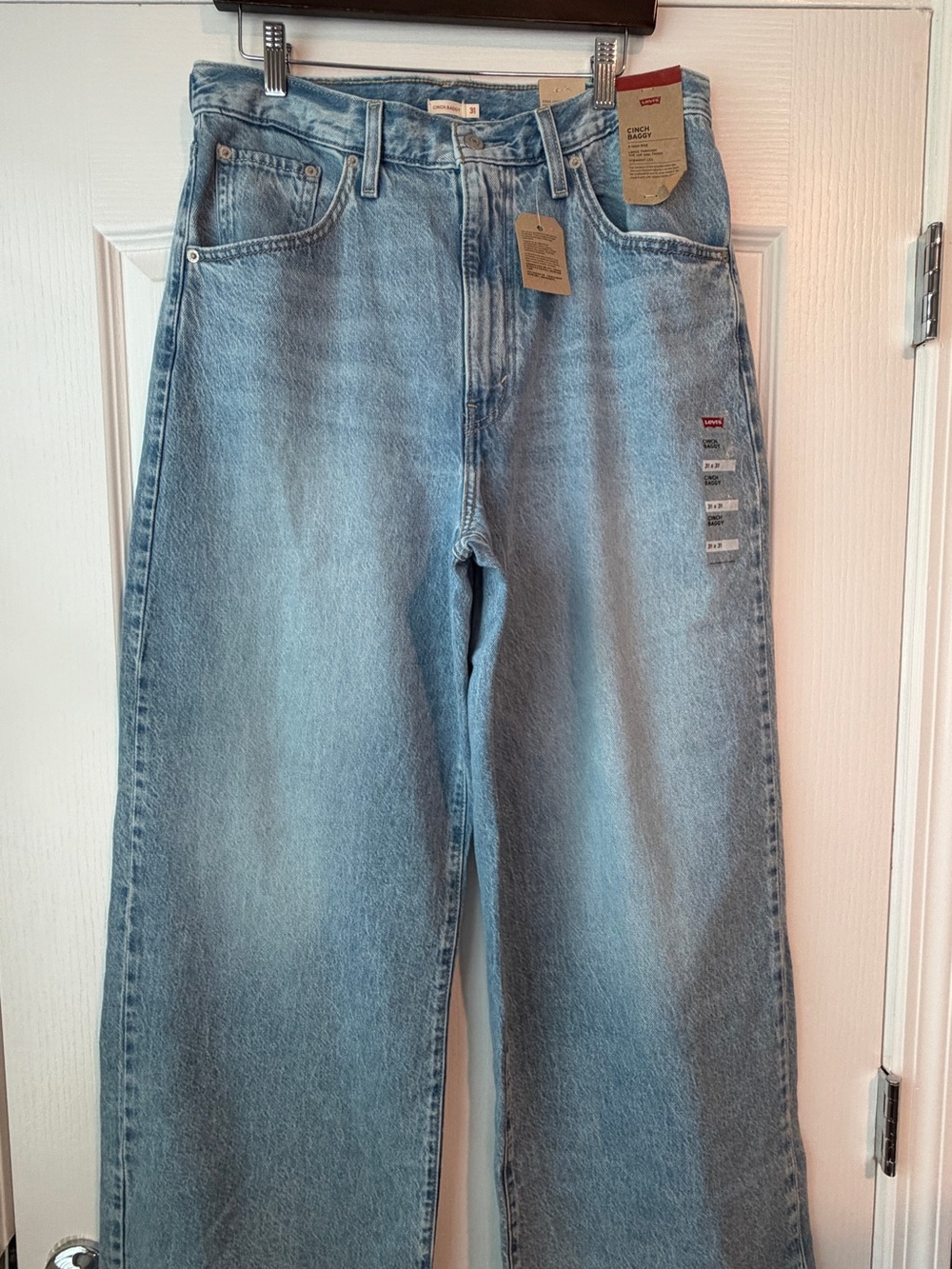 Levi's Light Blue Cinch Baggy Women’s Jeans